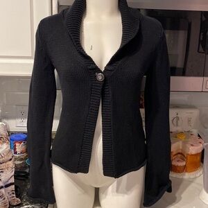 Calvin Klein Jeans Black Cardigan Sweater